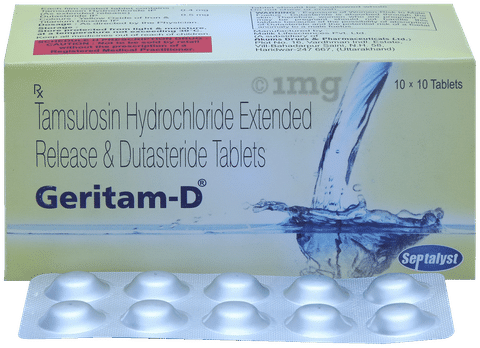 Geritam D 0.4mg/0.5mg Tablet