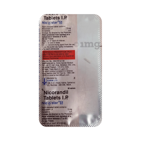 Nicostar 5mg clearance