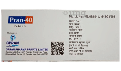 Pran 40 Tablet image