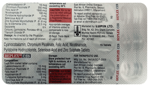 Beplex CZS Tablet image Beplex CZS Tablet image