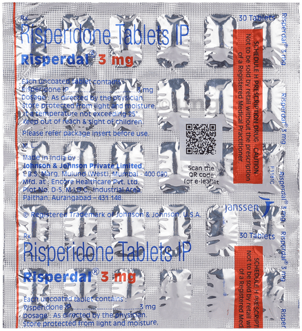 Risperdal 3mg Tablet image Risperdal 3mg Tablet image