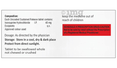 Vaxdaline 40mg Tablet SR image Vaxdaline 40mg Tablet SR image