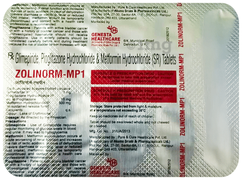 Zolinorm-MP1 Tablet SR image