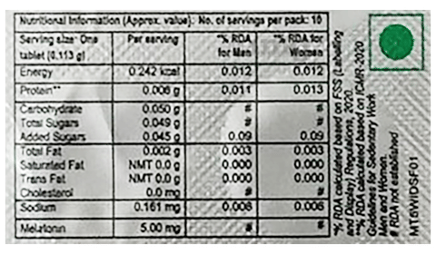 Melocure 5mg Tablet image