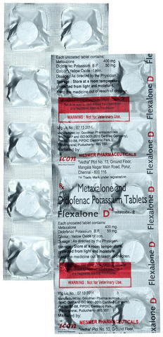 Flexalone D 50mg/400mg Tablet image