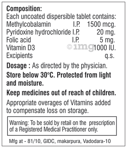 Nurorum Plus D3 Tablet DT image