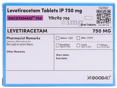Racetamaid 750 Tablet image Racetamaid 750 Tablet image