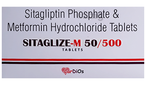 Sitaglize-M 50/500 Tablet image Sitaglize-M 50/500 Tablet image