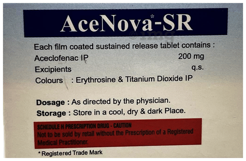 Acenova-SR Tablet image Acenova-SR Tablet image