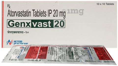 Genxvast 20 Tablet image Genxvast 20 Tablet image