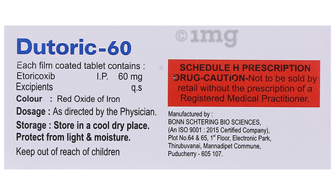 Dutoric 60mg Tablet image