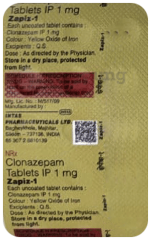 Zapiz 1mg Tablet image Zapiz 1mg Tablet image
