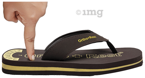 Orthopedic flip flops mens sales