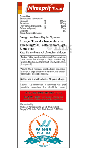 Nimeprif Total Tablet image