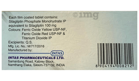 SitaRA 100 Tablet image