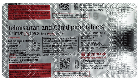 Telma-LN 20mg/40mg Tablet image