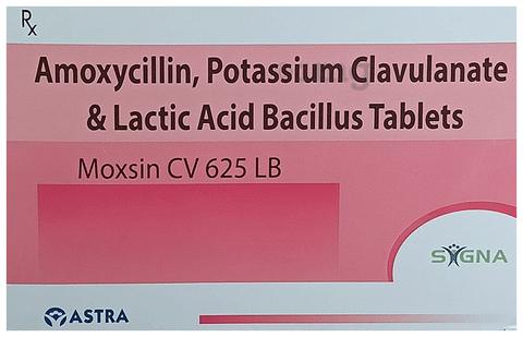 Moxsin CV 625 LB Tablet image