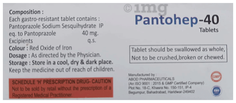 Pantohep 40 Tablet
