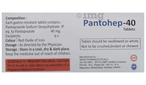 Pantohep 40 Tablet image