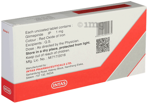 Zoryl 1 Tablet image