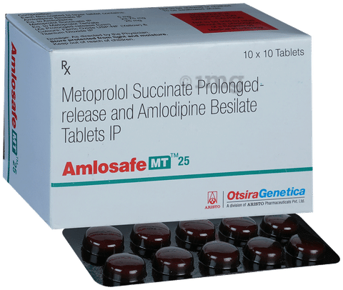 Amlosafe MT 25 Tablet PR image Amlosafe MT 25 Tablet PR image