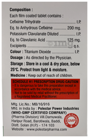 Myzolix CV 325 Tablet