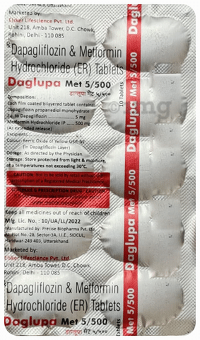 Daglupa Met 5/500 Tablet ER