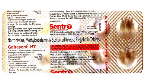 Gabasent-NT Tablet image