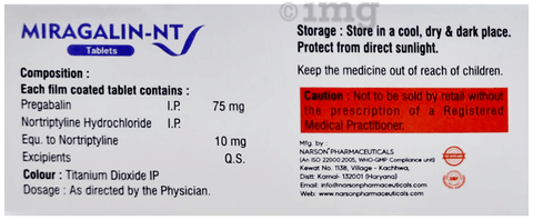 Miragalin-NT Tablet image