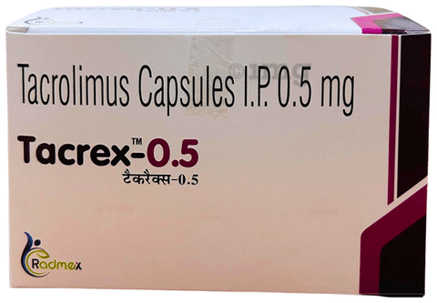 Tacrex 0.5 Capsule image Tacrex 0.5 Capsule image
