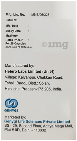 Sunitigen 50 Capsule image