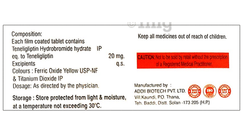 Tanvus 20 Tablet image
