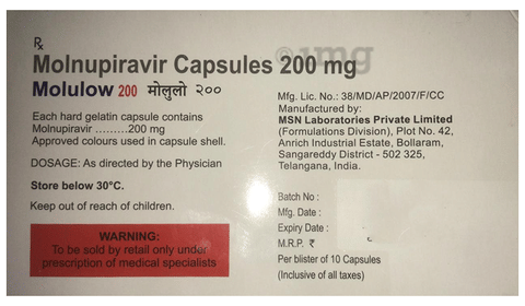 Molulow 200mg Capsule image