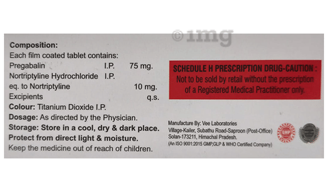 Norbalin Tablet image