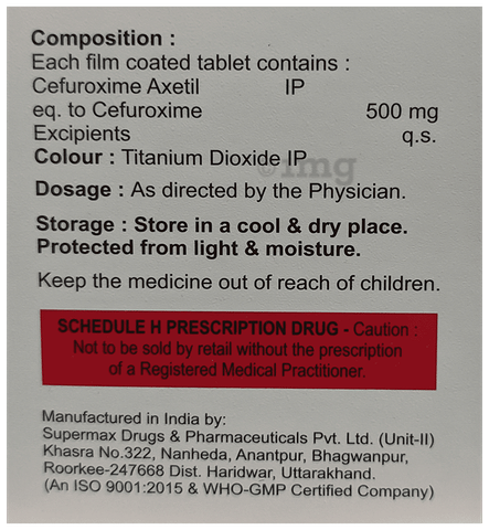 Cefpath 500 Tablet image