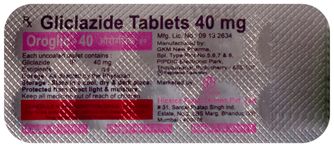 Oroglic 40 Tablet