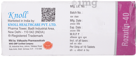 Rozutin 40mg Tablet image Rozutin 40mg Tablet image