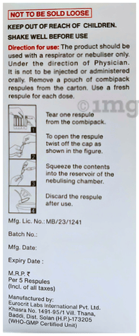 Budevox Respules (2ml Each) image Budevox Respules (2ml Each) image