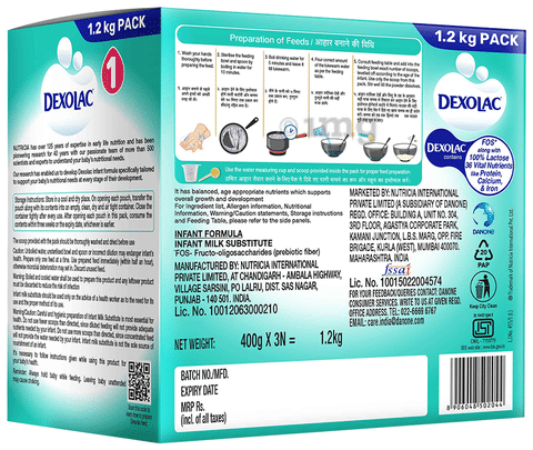 Dexolac 1 400g sale price