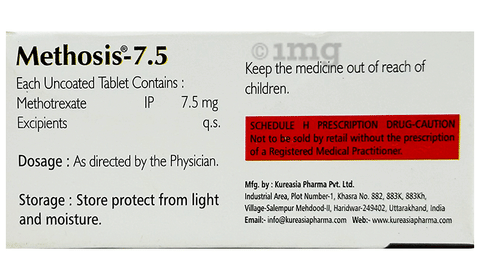 Methosis 7.5mg Tablet image
