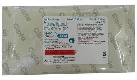 Levolin 0.63mg Respules image