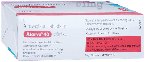 Atorva 40 Tablet image
