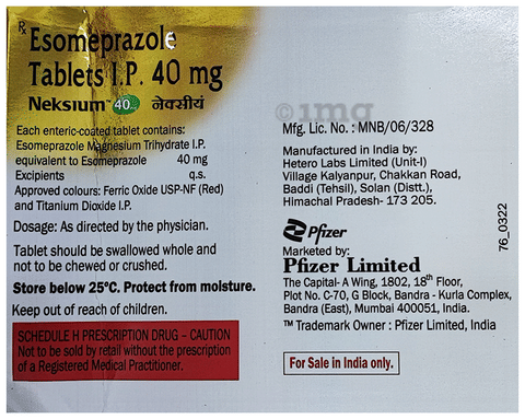 Neksium 40 Tablet image