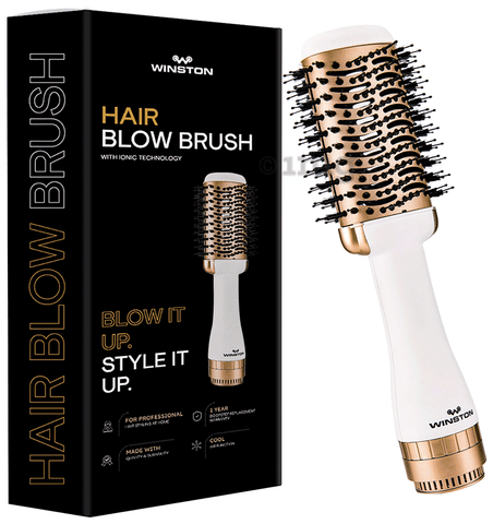 Winston Hair Blow Brush White