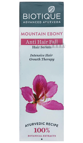 Biotique Mountain Ebony Anti Hair Fall Hair Serum: Buy bottle of 120 ml  Serum at best price in India | 1mg