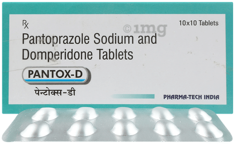 Pantox D 10mg/40mg Tablet