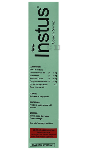 New Instus Cough Syrup  Mixed Fruit image