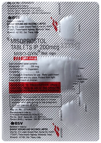 Miso-Gyn 200 Tablet image