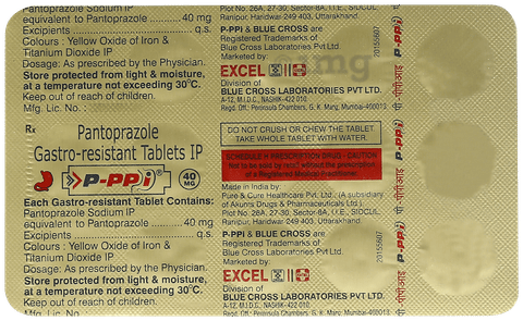 P-Ppi 40mg Tablet image