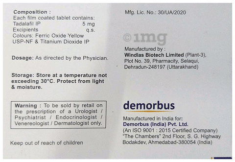 Exdafil 5 Tablet image